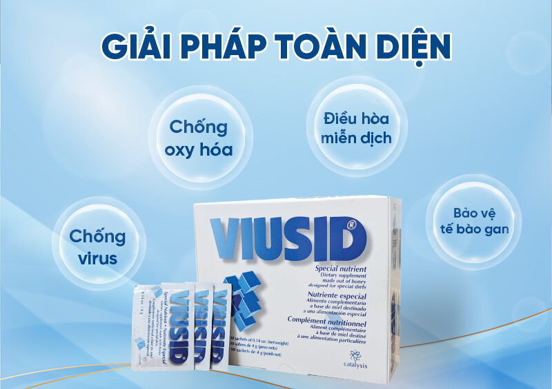 Viusid giải pháp chống oxy hóa và điều hòa miễn dịch trong các bệnh da liễu